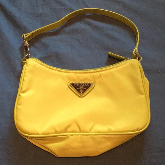 lime green prada bag